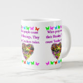 GESCHLOSSENE UND INSPIRIEREND LEHRERENTWICKLUNG Jumbo-Tasse (Vorderseite Rechts)