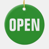 Geschlossene und offene Verzierung Keramik Ornament (Hinten)