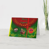 Geschlossene Weihnachts- und Neujahrskarte 2023-24 Dankeskarte (Vorderseite)