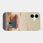 Geschlossene Wüstenraststätte iPhone 16 Hülle (Rückseite (Horizontal))