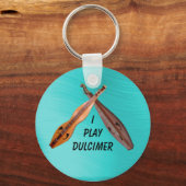 GESCHLOSSENER DULCIMER-SCHLÜSSELANHÄNGER SCHLÜSSELANHÄNGER (Vorderseite)