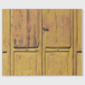 Geschlossener Holzschrank Geschenkpapier (Flach)