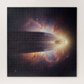 Geschlossener Lichtgeist im zeitlosen Weltraum Puzzle (Horizontal)