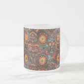 Geschlossener Saphir "Zeitlose Vorgeschichte" 296 Mattglastasse (VorderseiteRechts)