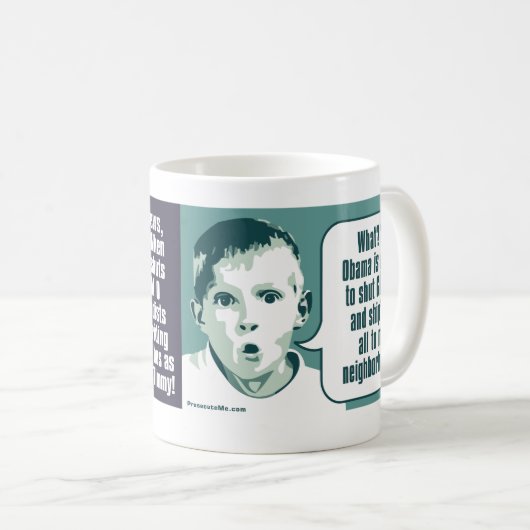 Geschlossenes Gitmo - die große Überraschung des Kaffeetasse (VorderseiteRechts)