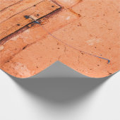 Geschlossenes Holzfenster im traditionellen marokk Geschenkpapier (Ecke)