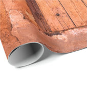 Geschlossenes Holzfenster im traditionellen marokk Geschenkpapier (Rolleneckpunkt)