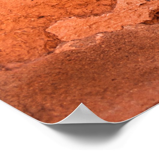 Geschlossenes Holzfenster im traditionellen marokk Poster (Ecke)