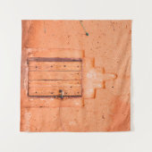 Geschlossenes Holzfenster im traditionellen marokk Wandteppich (Vorderseite (Horizontal))