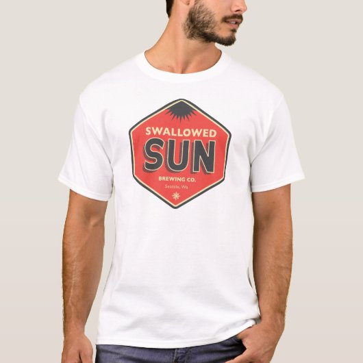 Geschlucktes Sun-Logo T-Shirt (Vorderseite)