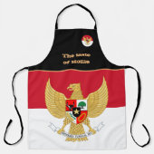 Geschmack der indonesischen Zuhause und indonesisc Schürze (Vorderseite)