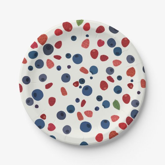 Geschmack der Sommerplatte Pappteller (Vorderseite)