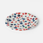 Geschmack der Sommerplatte Pappteller (Schrägansicht)