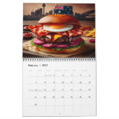 Geschmack der Welt: Internationale Hamburger 2025 Kalender (Feb 2027)