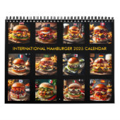 Geschmack der Welt: Internationale Hamburger 2025 Kalender (Titelbild)