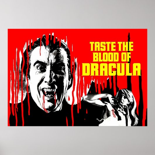 Geschmack des Dracula-Blutes Poster (Vorne)