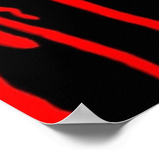 Geschmack des Dracula-Blutes Poster (Ecke)