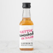 Geschmack des Nash Bachelorette Mini-Flaschenetike Alkoholflaschenetikett (Vorderseite)