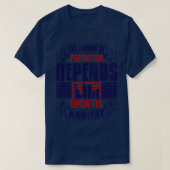 Geschmack des Patriotismus Amerikanischer Patriot T-Shirt (Design vorne)