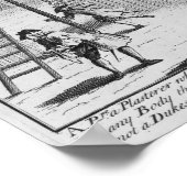 Geschmack, oder Burlington Gate, 1732 Poster (Ecke)