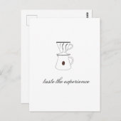 Geschmack Postkarte (Vorne/Hinten)