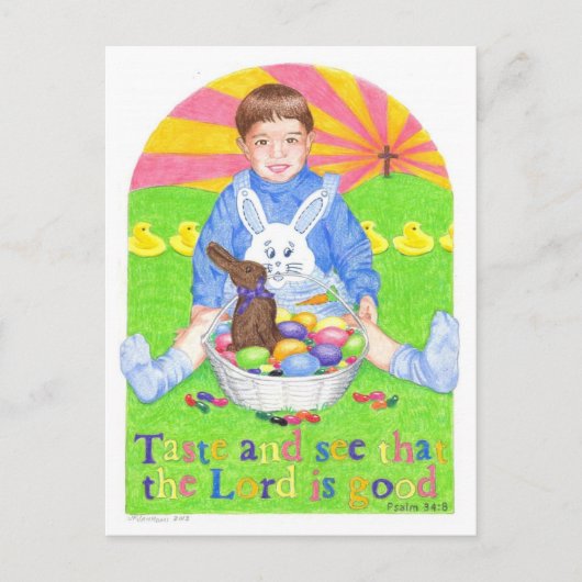 Geschmack und Oster Inspiration Postkarte (Vorderseite)