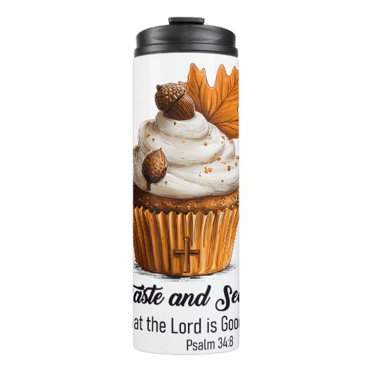 Geschmack und sehen, dass der Herr gut ist Thermosbecher (Vorderseite)