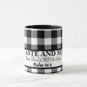 Geschmack und sehen, dass der LORD gut, schwarz &  Tasse (Zentrum)