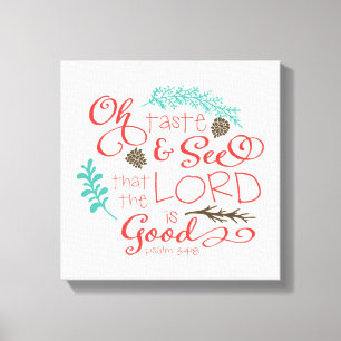 Geschmack und sehen Leinwand dekorative Printmedie