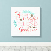 Geschmack und sehen Leinwand dekorative Printmedie (Insitu (Holzboden))