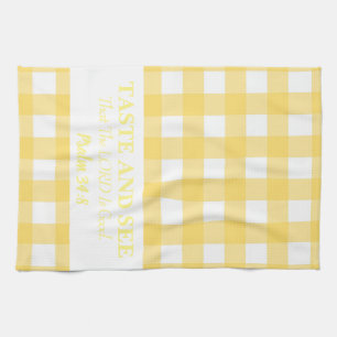 Geschmack und sehen Sie, dass der Herr gut ist, ge Geschirrtuch