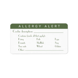 Geschmack und sehen Sie den Herrn ist gut | Cookie Adressaufkleber