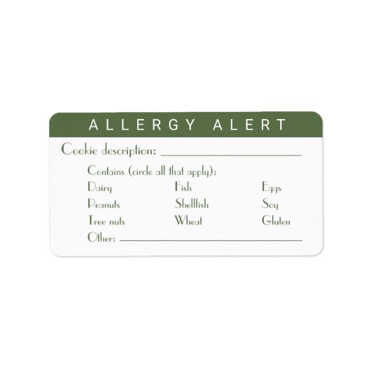 Geschmack und sehen Sie den Herrn ist gut | Cookie Adressaufkleber (Vorne)