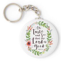 Geschmack und sehen Sie den Herrn ist gut