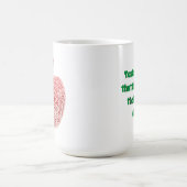 Geschmack und sehen Sie die Früchte des Geistes Kaffeetasse (Mittel)