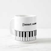"Geschmack von Musik" Tasse (Vorderseite Links)