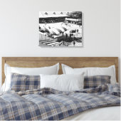 Geschmack von Saratoga Leinwanddruck (Insitu (Schlafzimmer))