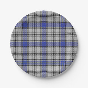 Geschmack von Schottland Clan Hannay Tartan Karo Pappteller