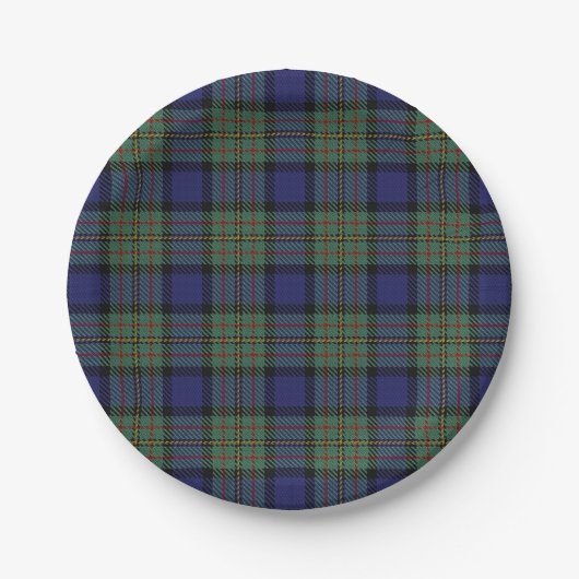 Geschmack von Schottland-Clan MacLaren Tartan Pappteller (Vorderseite)