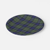 Geschmack von Schottland-Clan MacLaren Tartan Pappteller (Schrägansicht)