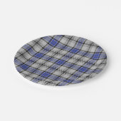 Geschmack von Scotland Clan Hannay Tartan Kariert Pappteller (Schrägansicht)