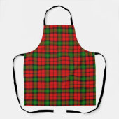 Geschmack von Scotland Clan Kerr Red Green Tartan  Schürze (Vorderseite)