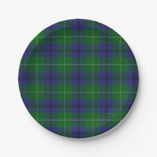 Geschmack von Scotland Clan Oliphant Tartan Karier Pappteller