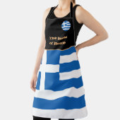 Geschmack von Zuhause, griechische Flagge, Grieche Schürze (InSitu)