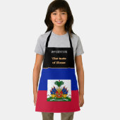 Geschmack von Zuhause & Haitianischer Flagge, Hait Schürze (Insitu)