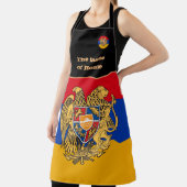 Geschmack von Zuhause und armenischer Flagge, Arme Schürze (InSitu)