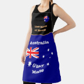 Geschmack von Zuhause und australischer Flagge /Au Schürze (InSitu)
