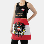 Geschmack von Zuhause und österreichischer Flagge, Schürze (InSitu)