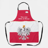 Geschmack von Zuhause und polnischer Flagge, Polen Schürze (Vorderseite)