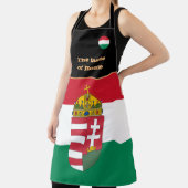 Geschmack von Zuhause und ungarischer Flagge, Unga Schürze (InSitu)